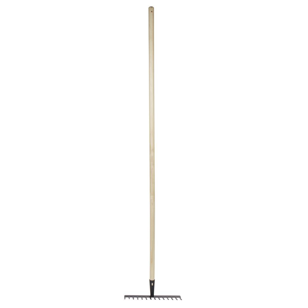 Râteau 14 dents métal manche en bois