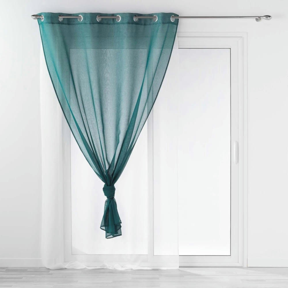 - Voilage  polyester Bleu 140 X 240