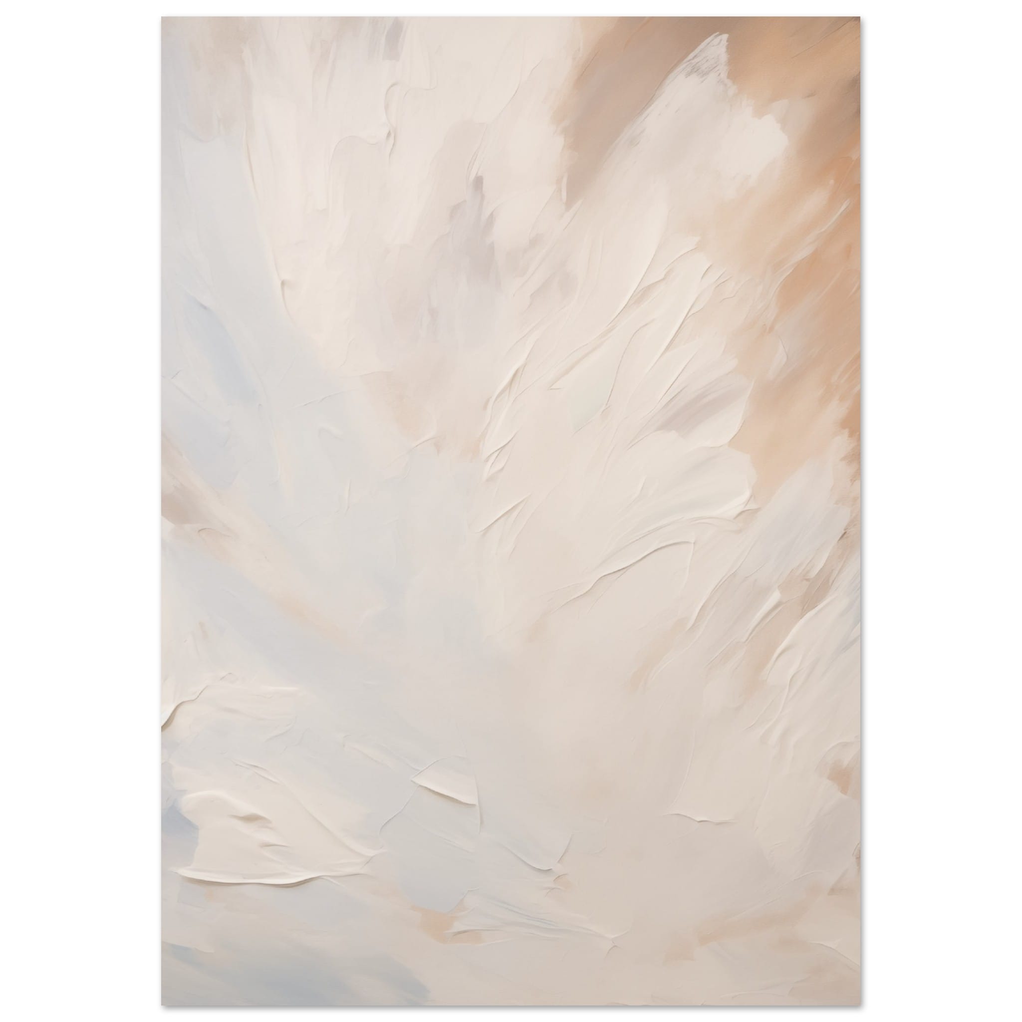 Artfulprints Poster Abstract - Skyfall 2  - A4 21x29.7 cm - Taupe