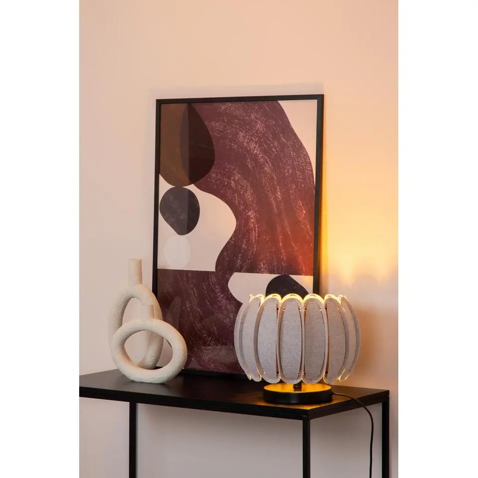 Lucide SPENCER Tafellamp - Grijs