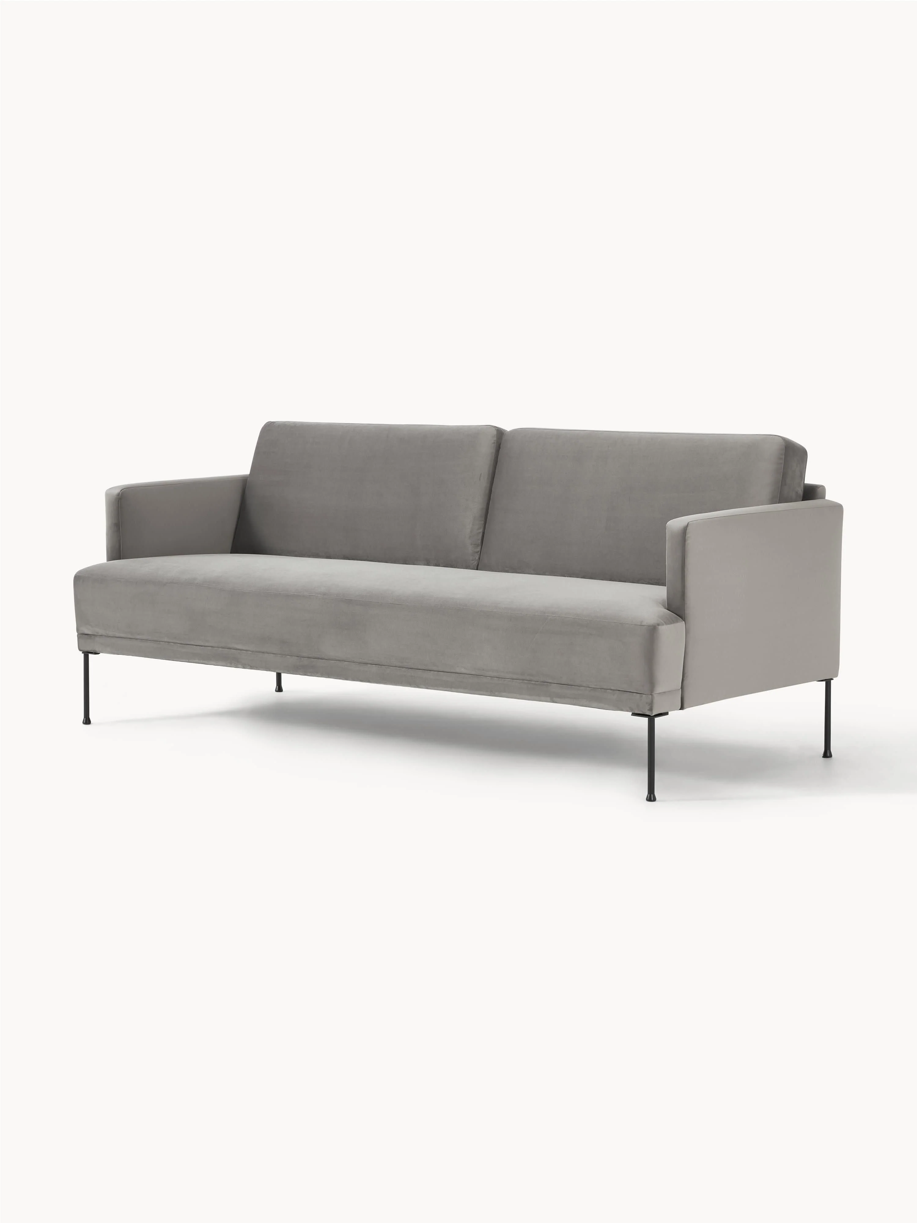 Samt-Sofa Fluente (3-Sitzer)
