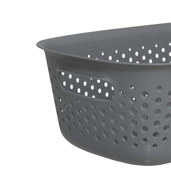 Panier Tila 3,5L gris en plastique - Gris- 5five