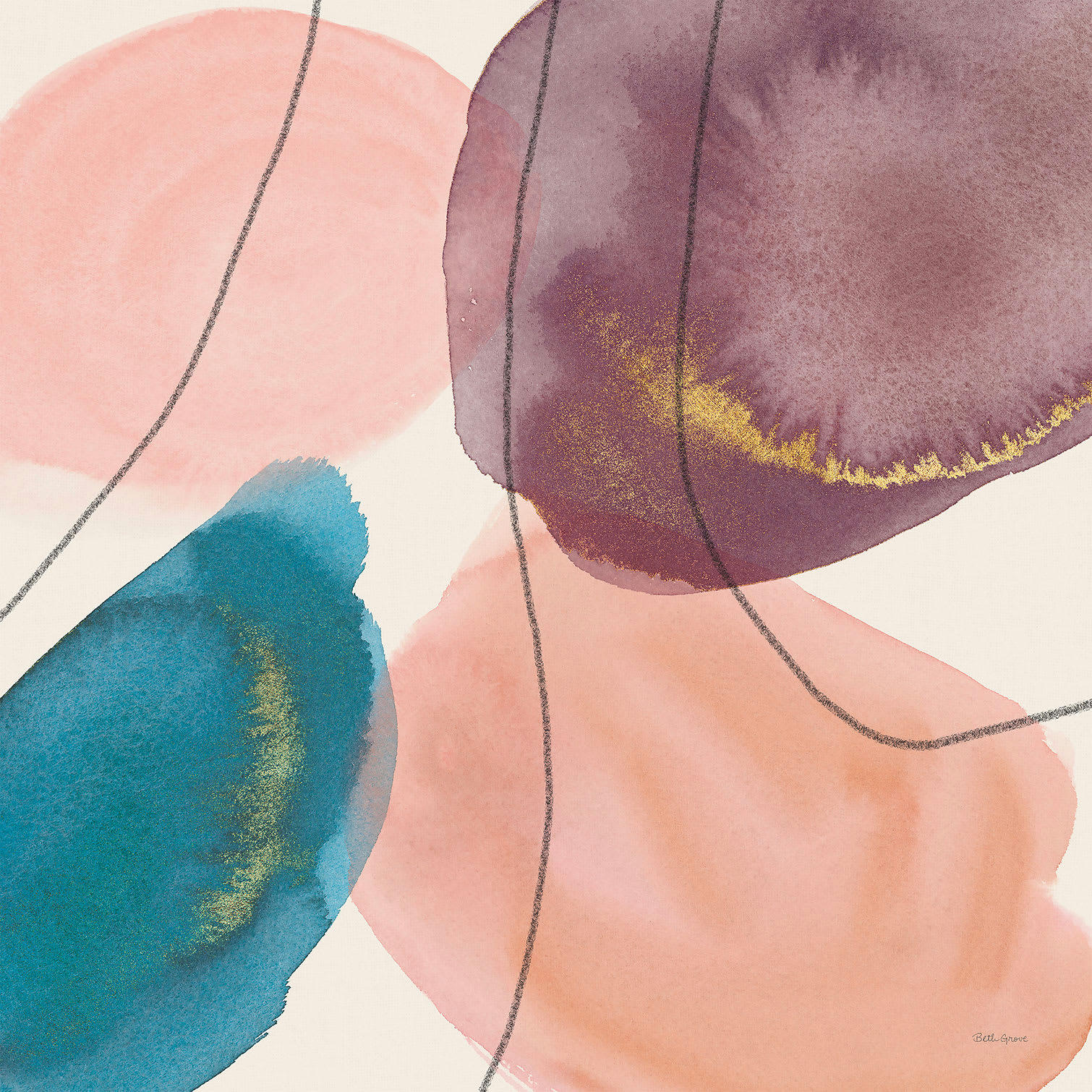 - Tableau Pétale passion imprimé sur toile 30x30cm