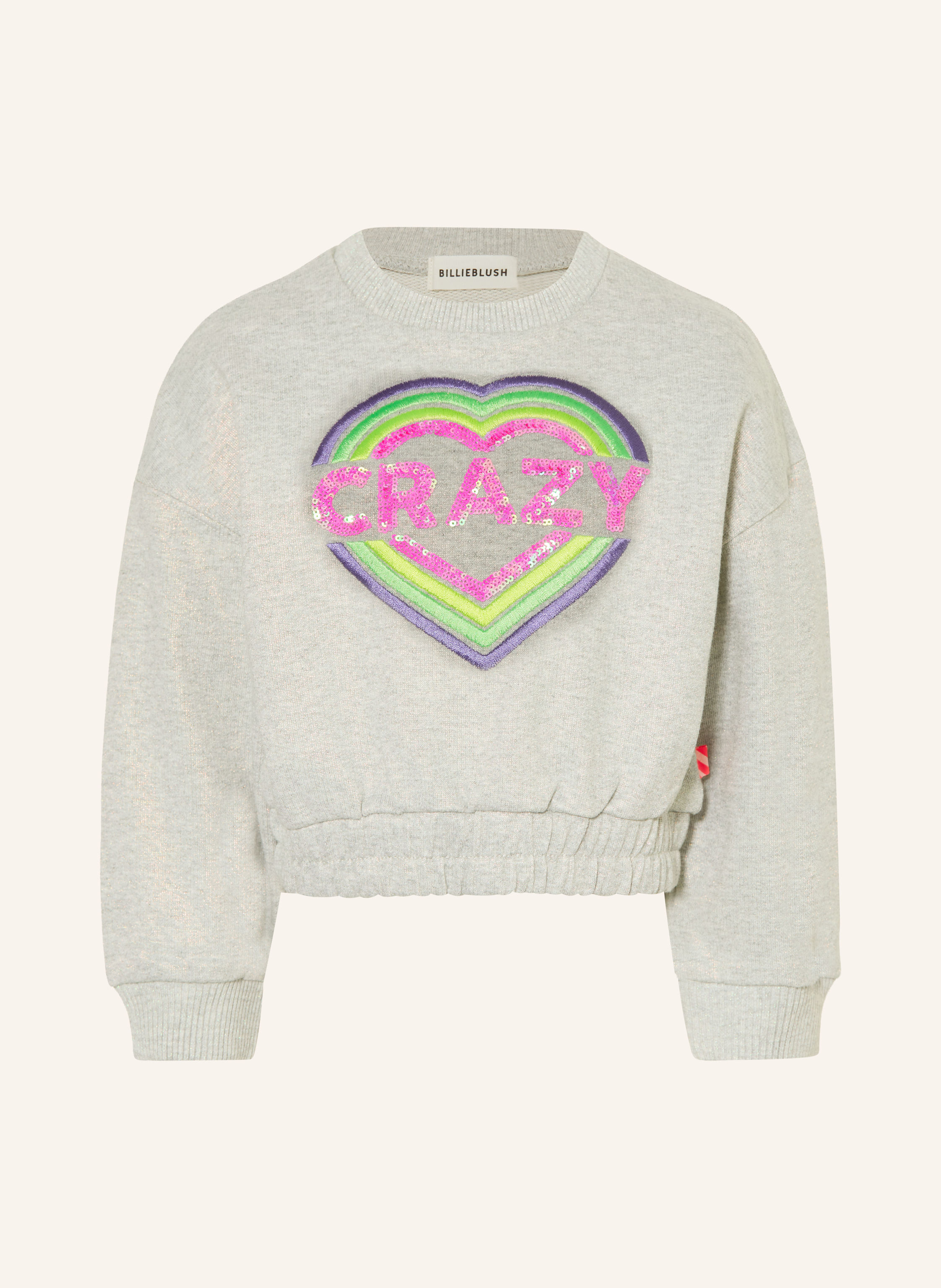 Billieblush Sweatshirt mit Glitzergarn und Pailletten