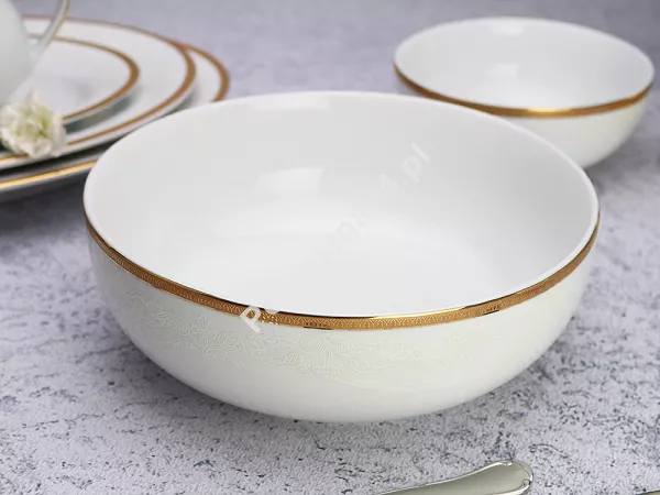 Serwis obiadowy na 12 osób (45el) Bogucice - Antonio Gold Plus 1171
