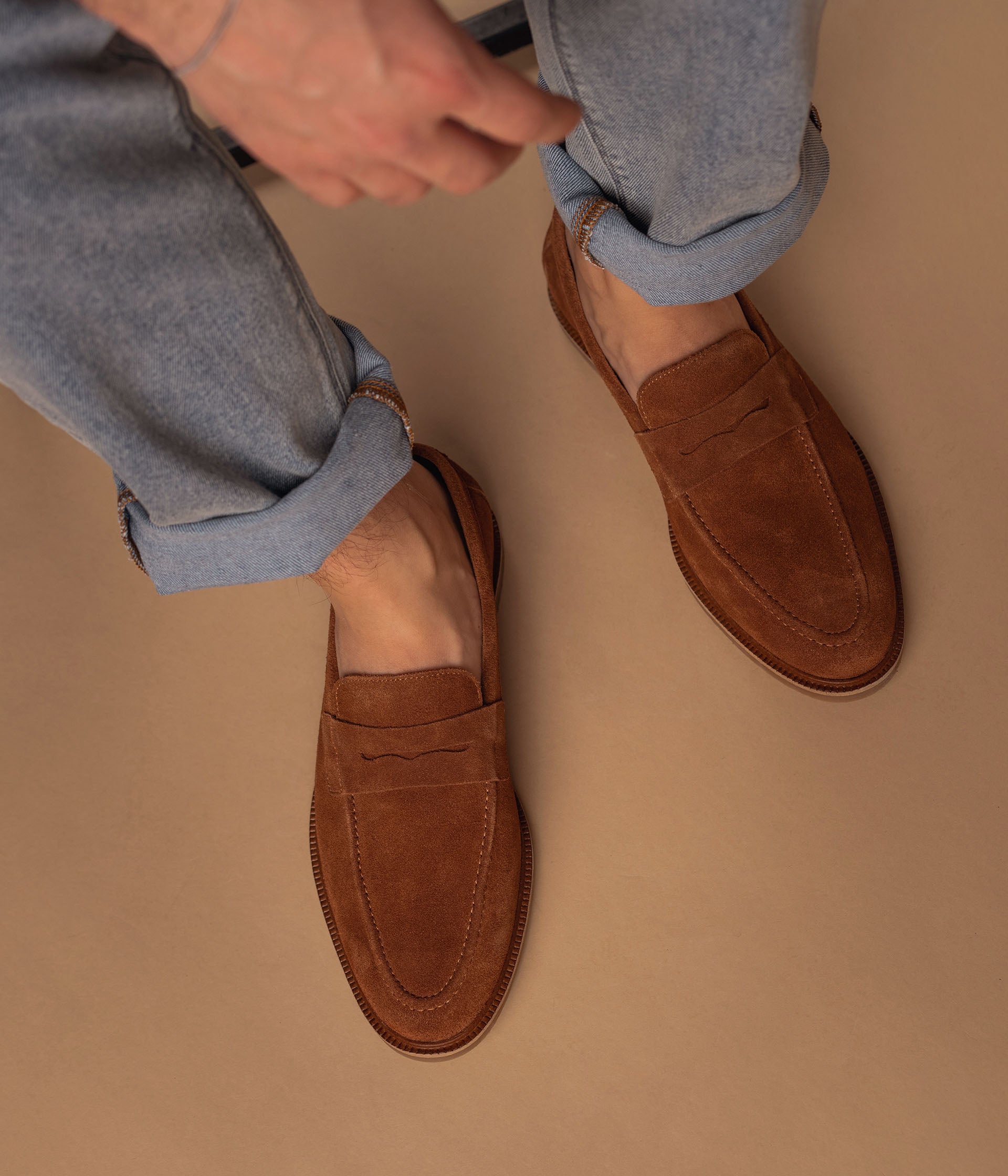 Mocassin Paul terracotta