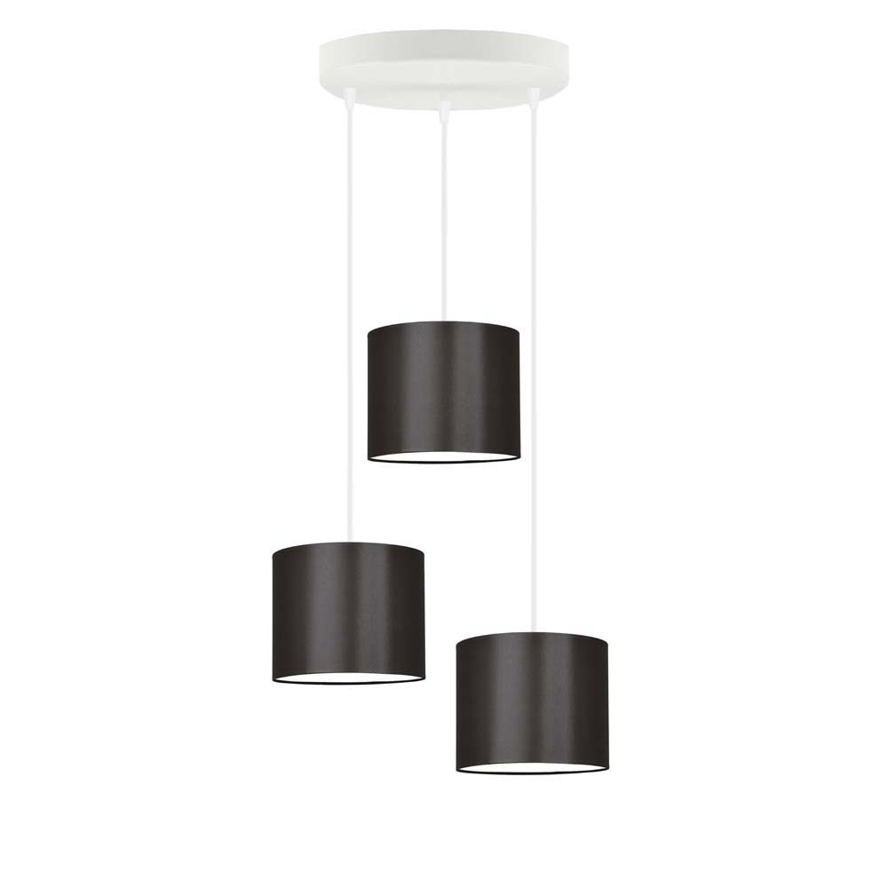 Lampa wisząca regulowana PUEBLO Biały/ Brązowy