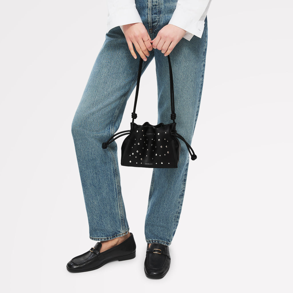 The Roxburgh - Small Drawstring Shoulder Bag