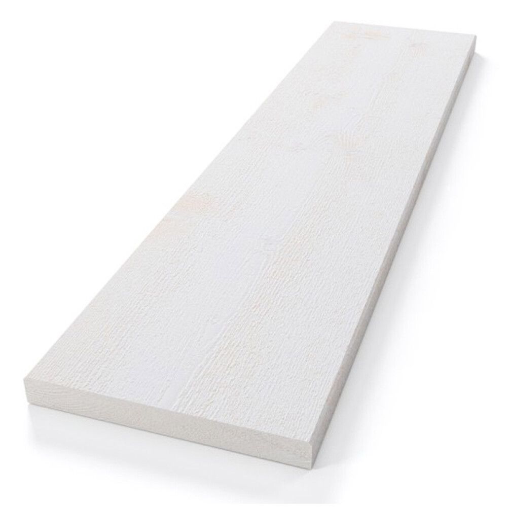 KLEDNING SCA 22X198X4800 MM REKT GRAN GRUNNET HVIT