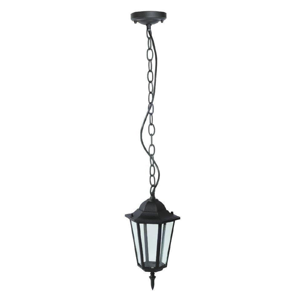 Lampa sufitowa zewnętrzna 752 czarna 1 x E27 x 60W IP44 V-TAC