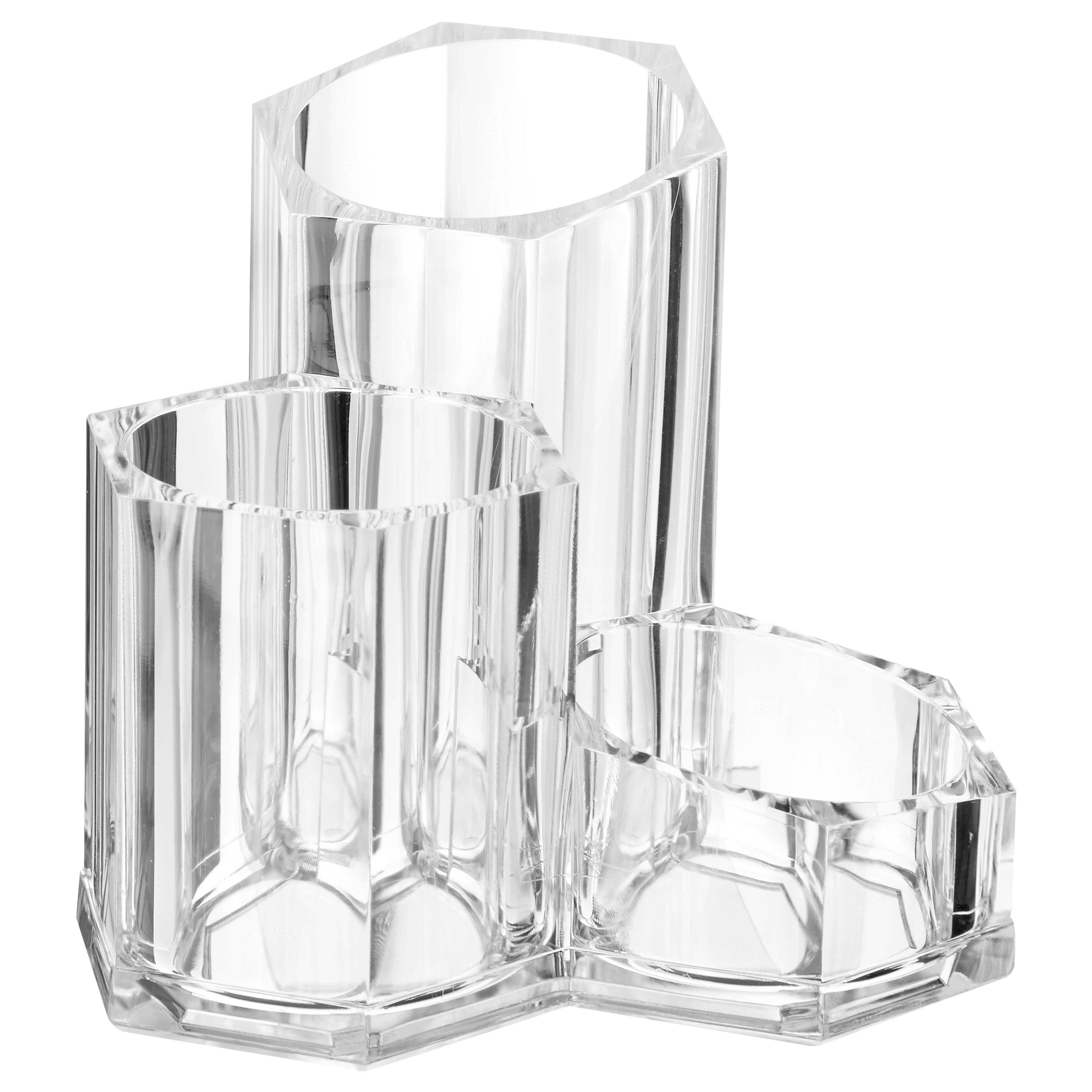 Orsina Clear 3 Compartment Cosmetics Organiser