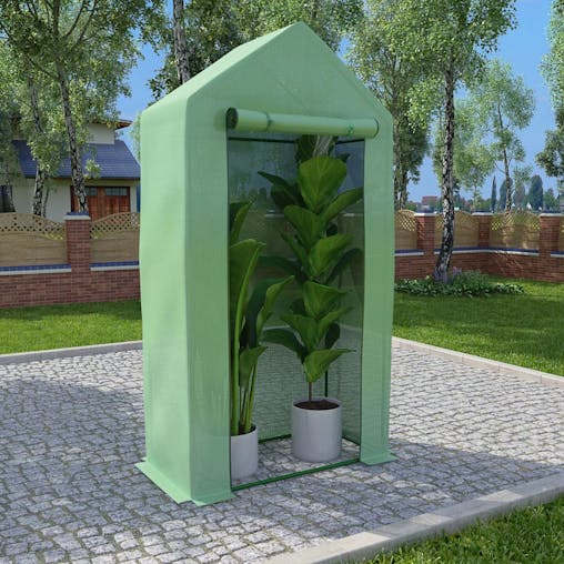NNEVL Greenhouse with Steel Frame 0.5 m? 1x0.5x1.9 m