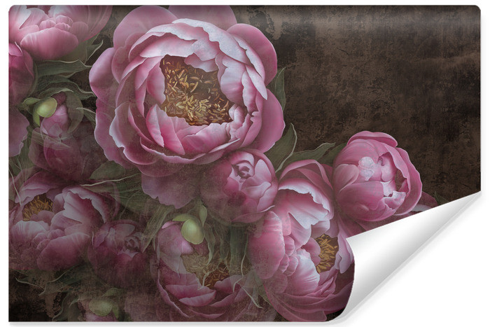 Fototapeta Abstrakcyjne piwonie 90x60cm