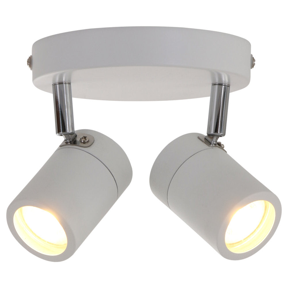 Mexlite spot upround - 2 lichts - 24x 15 cm - wit
