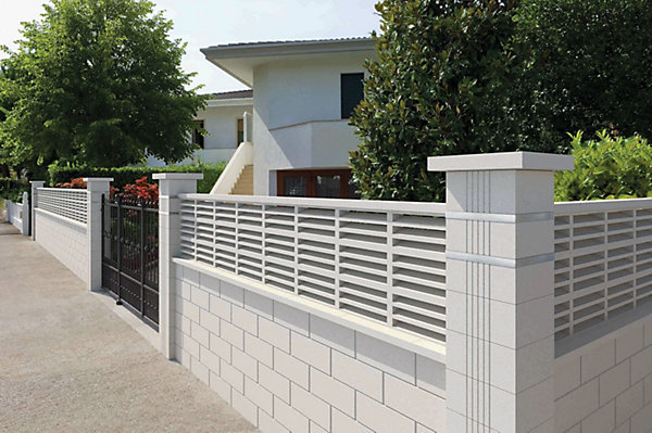 Claustras lames persienne L.40 x l.20 x ep.8 cm blanc