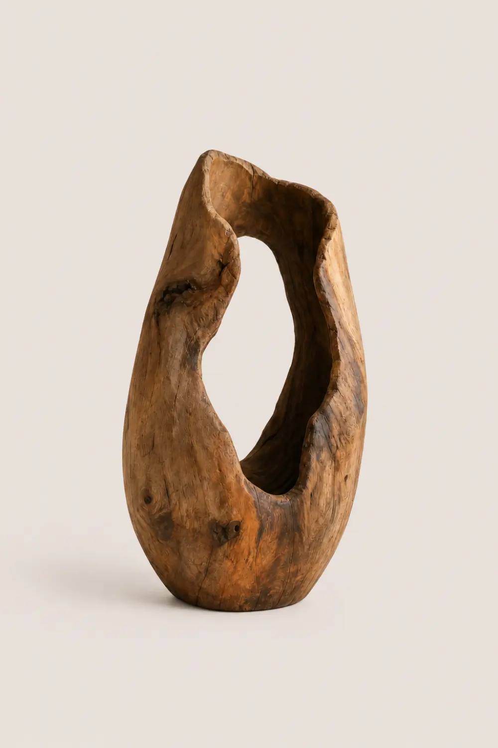 Vase Wood Sculpture #VW123