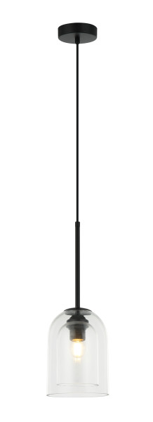 Lampa wisząca przezroczysta ELARIS 1xE27x8W Light Prestige