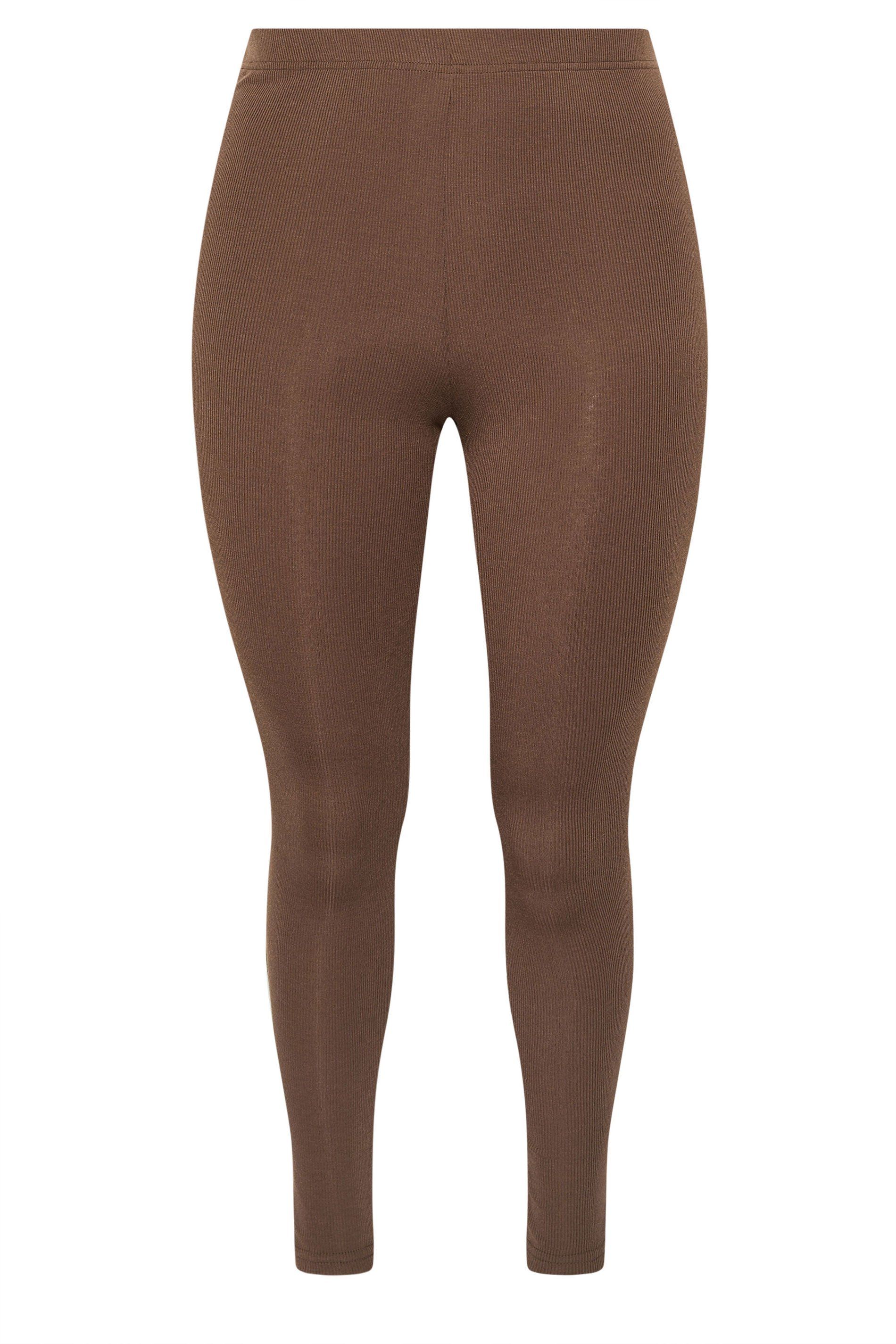 Yours Ribbed Basic Leggings