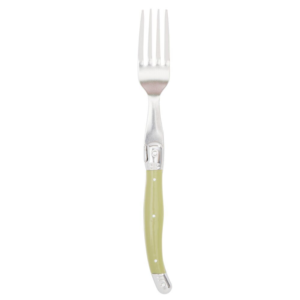 Fourchette inox manche multicolore x6