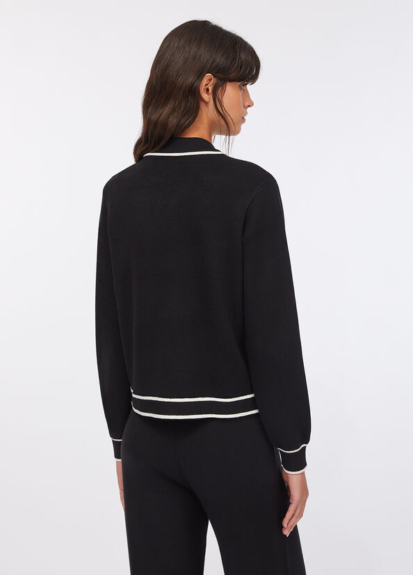 Cardigan con zip