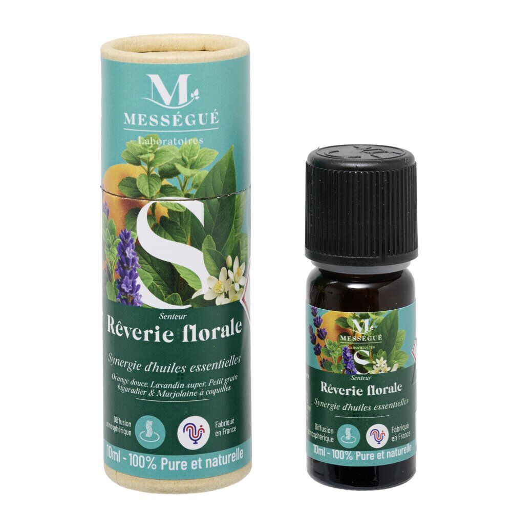 Huile essentielle Mességué synergie orange lavande senteur rêverie florale 10ml