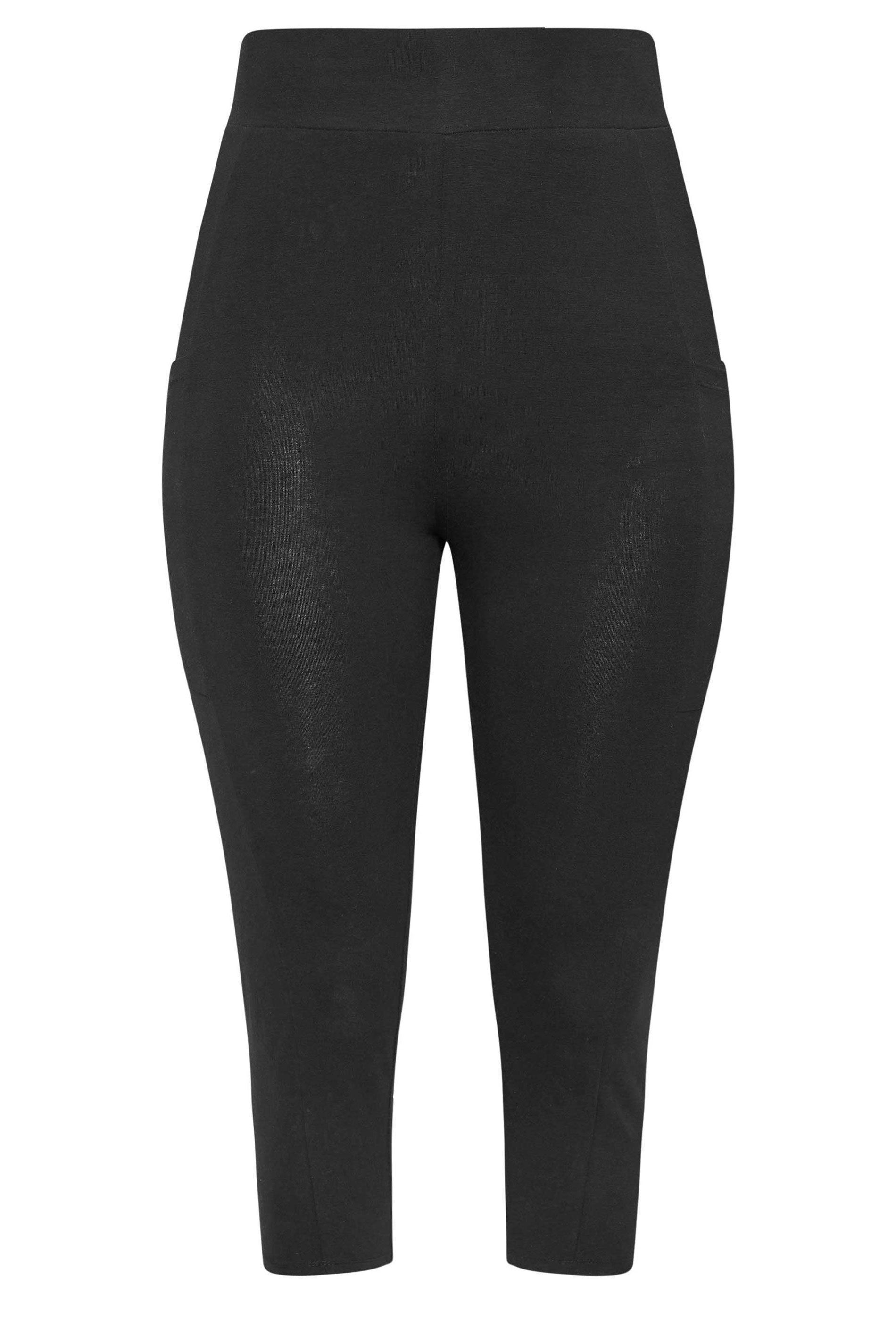 Yours Side Pocket Cropped Leggings