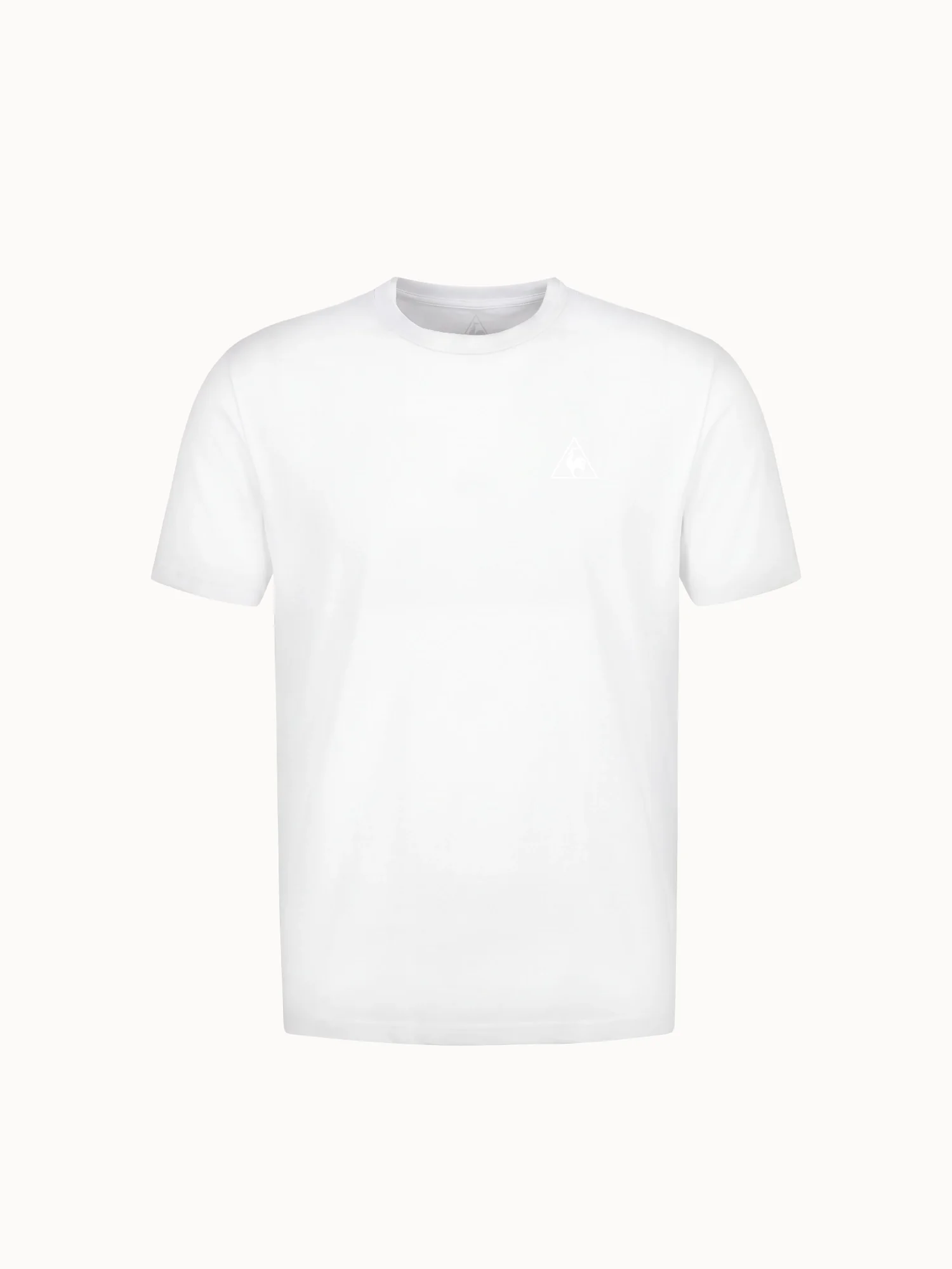 T-shirt relax en jersey de coton et logo triangle