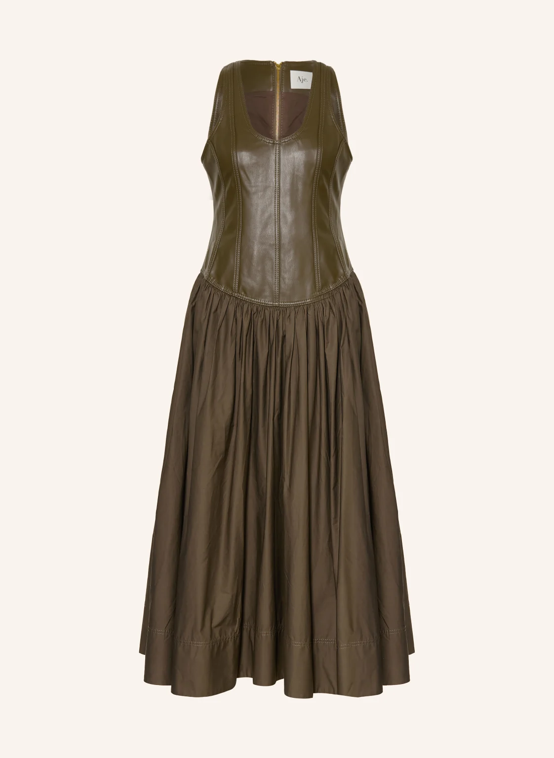 Aje. Kleid ZELIA im Materialmix