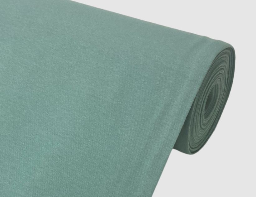 Bündchenstoff Uni Mint