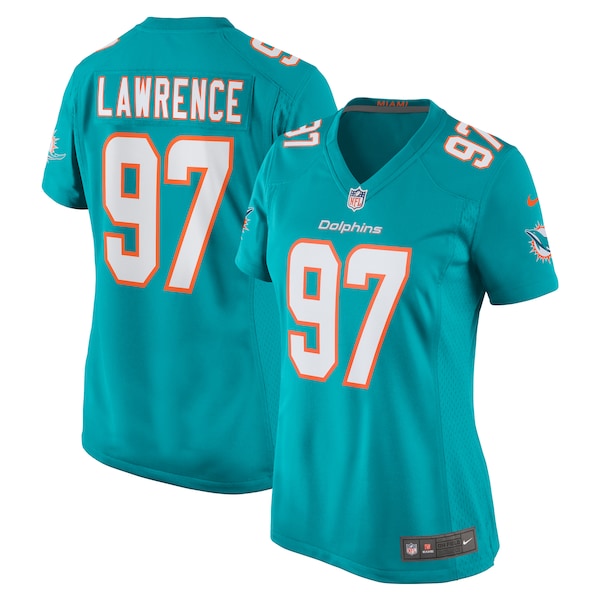 Rashard Lawrence Miami Dolphins Nike Women's Team Game Jersey -  Aqua