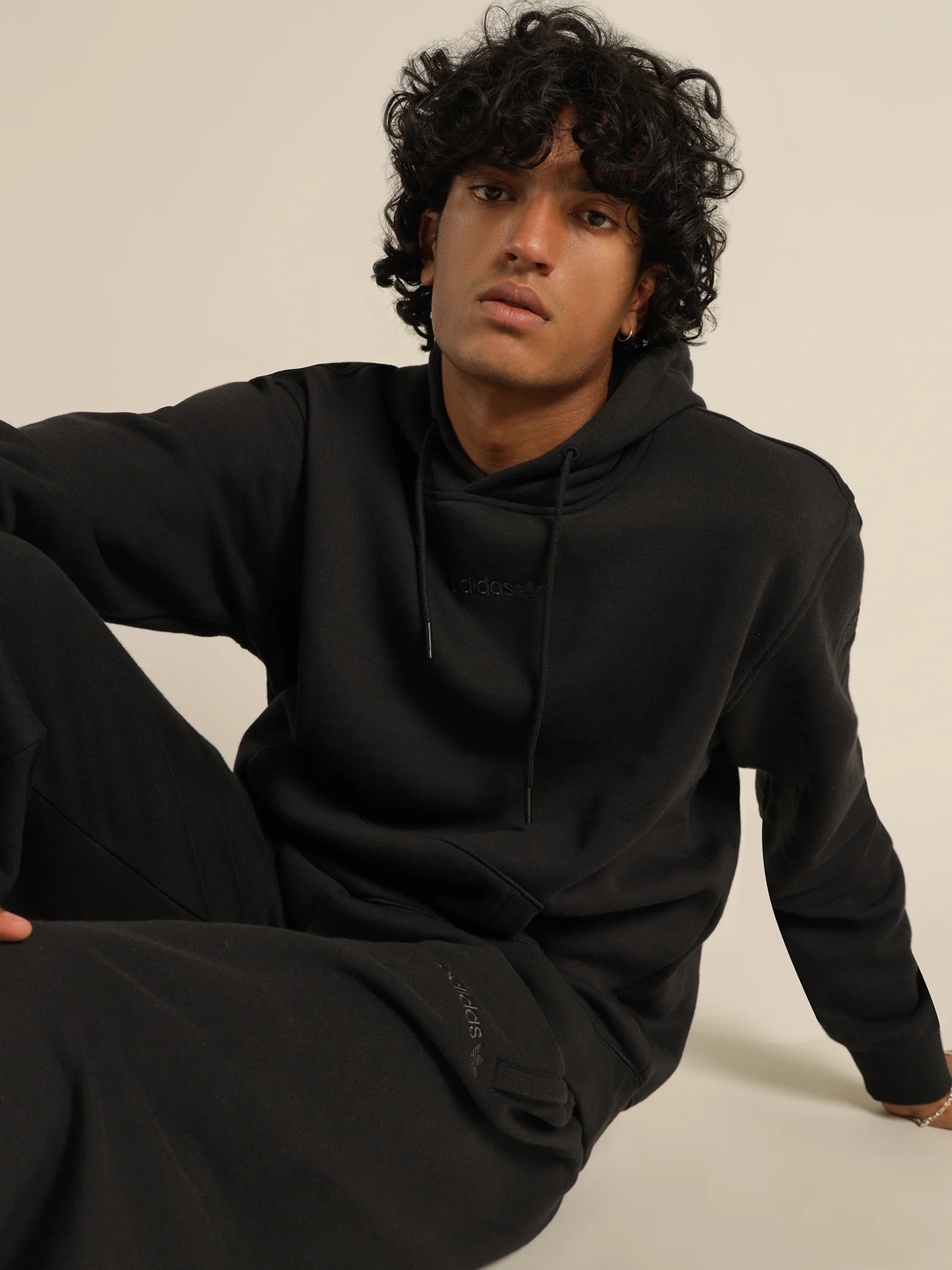 Trefoil Linear Hoodie