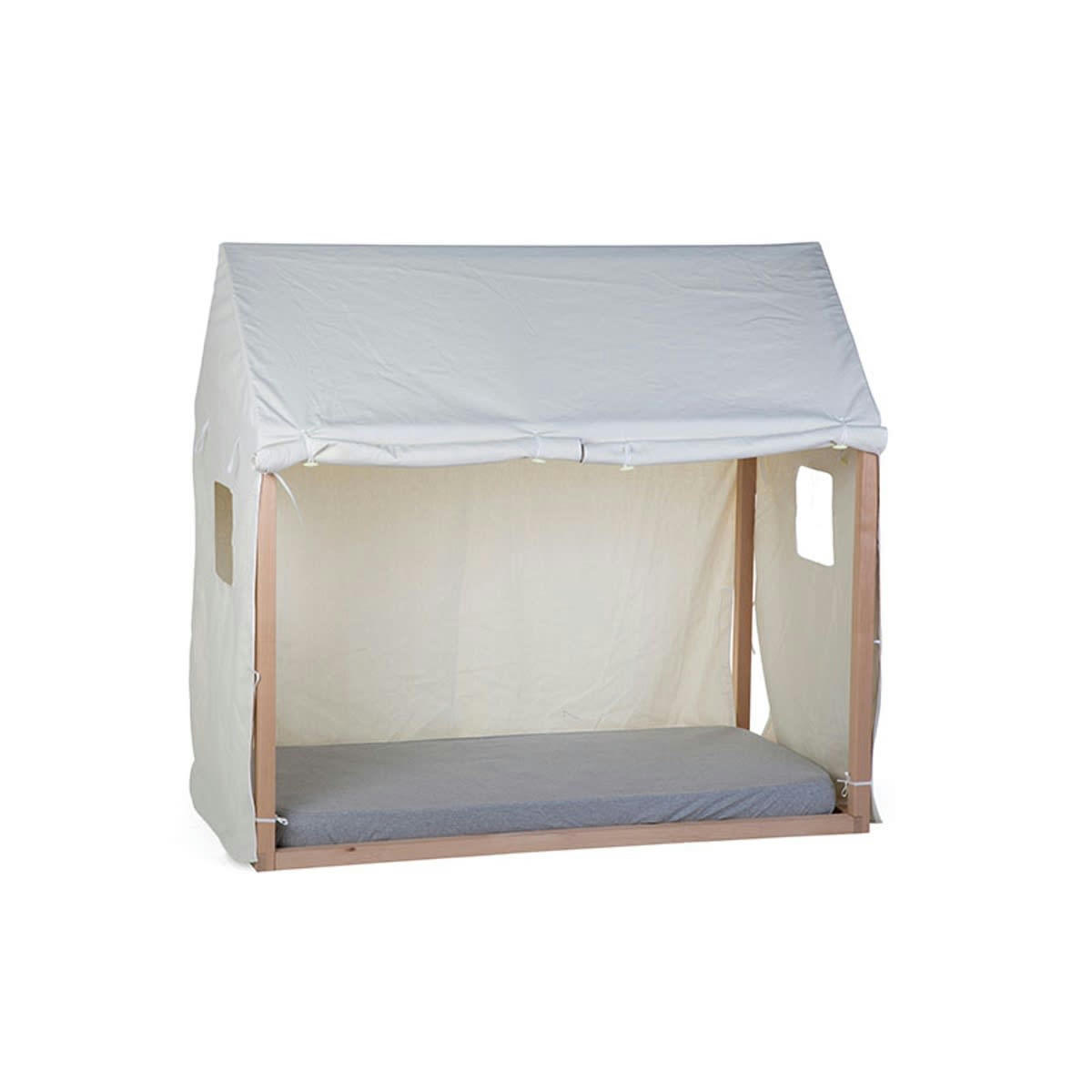 - Toile pour lit cabane 70 x 140 cm blanc