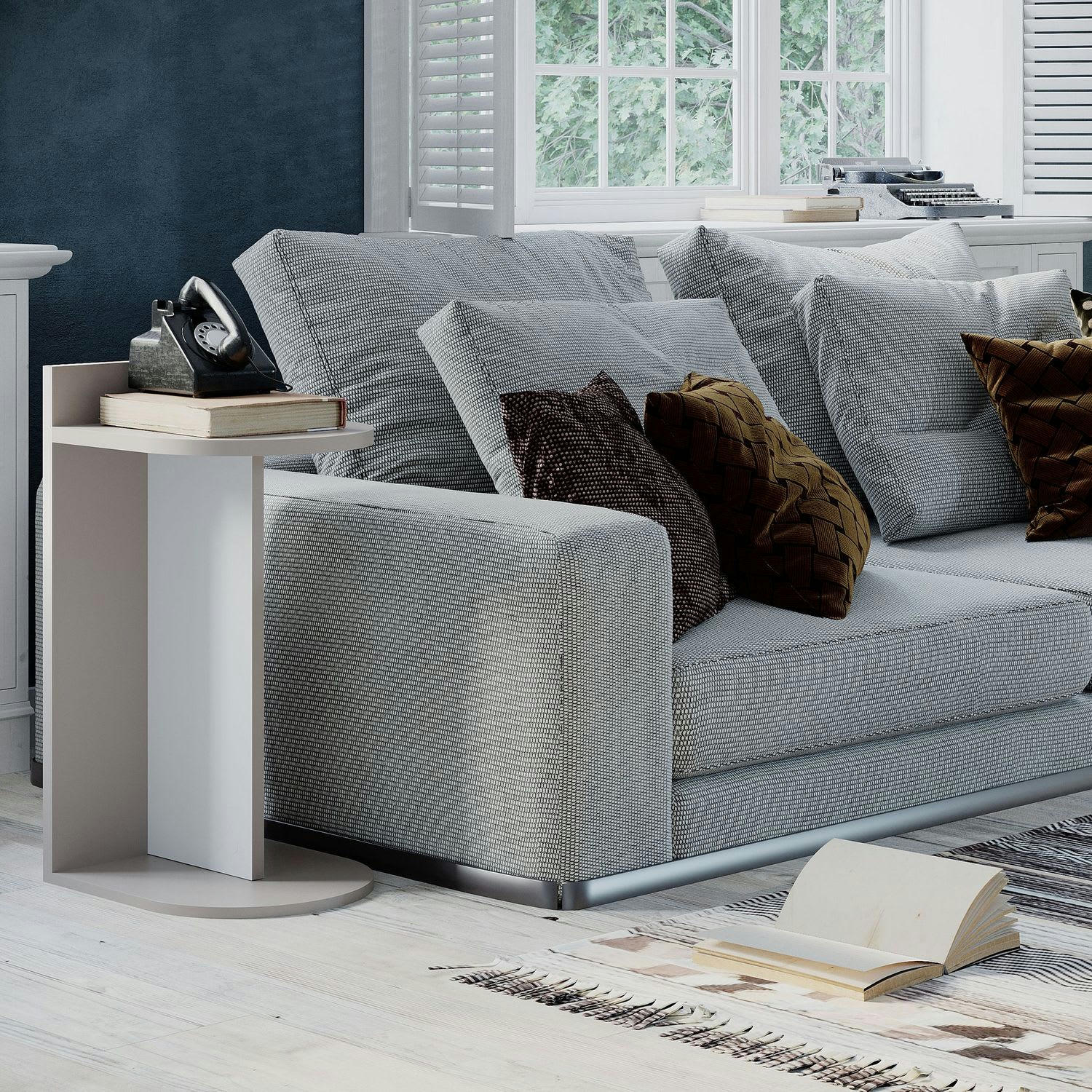 DOM - Bout de canapé dom beige