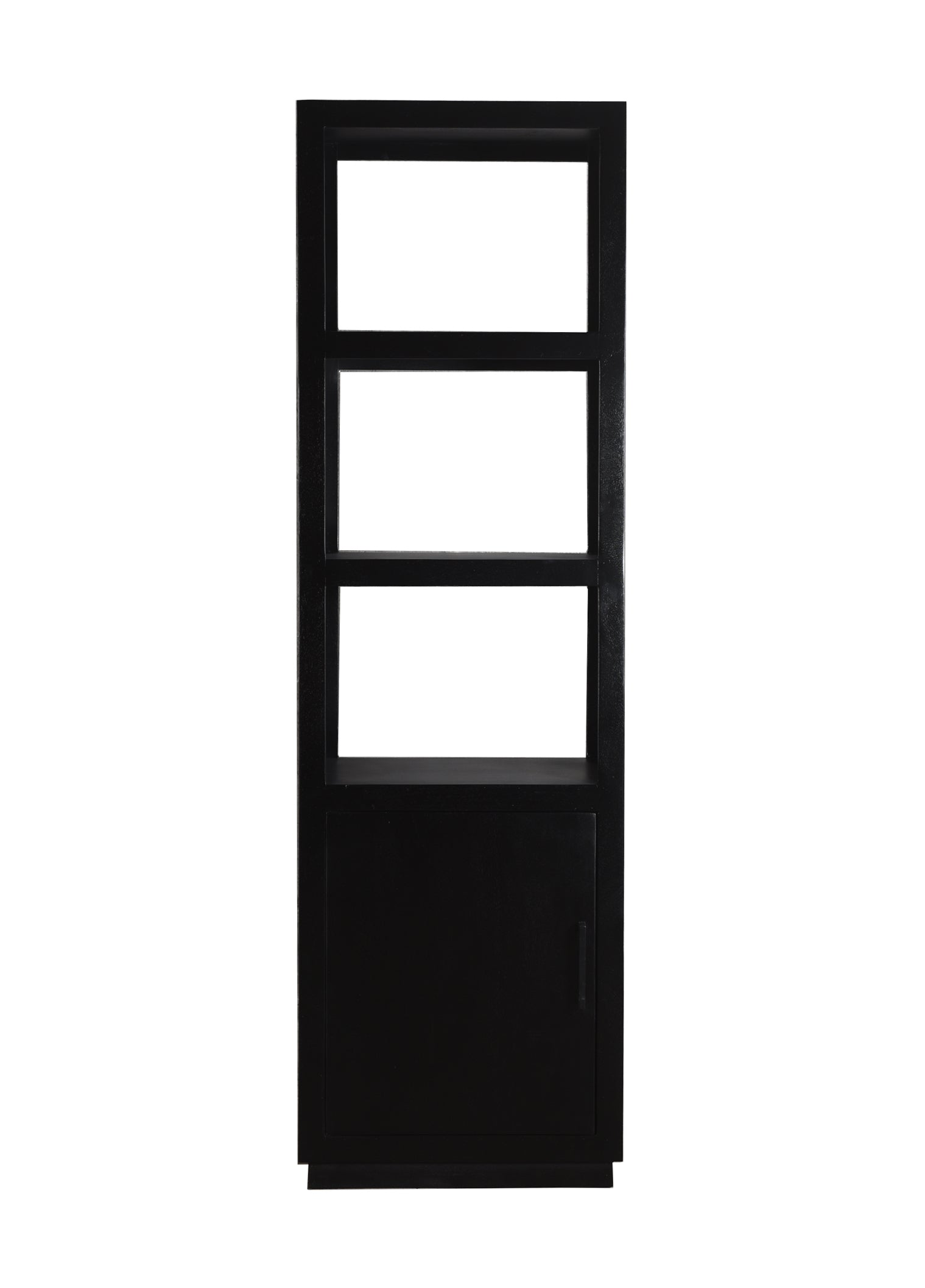 Livingfurn boekenkast Jaxx - 60cm - mangohout - zwart