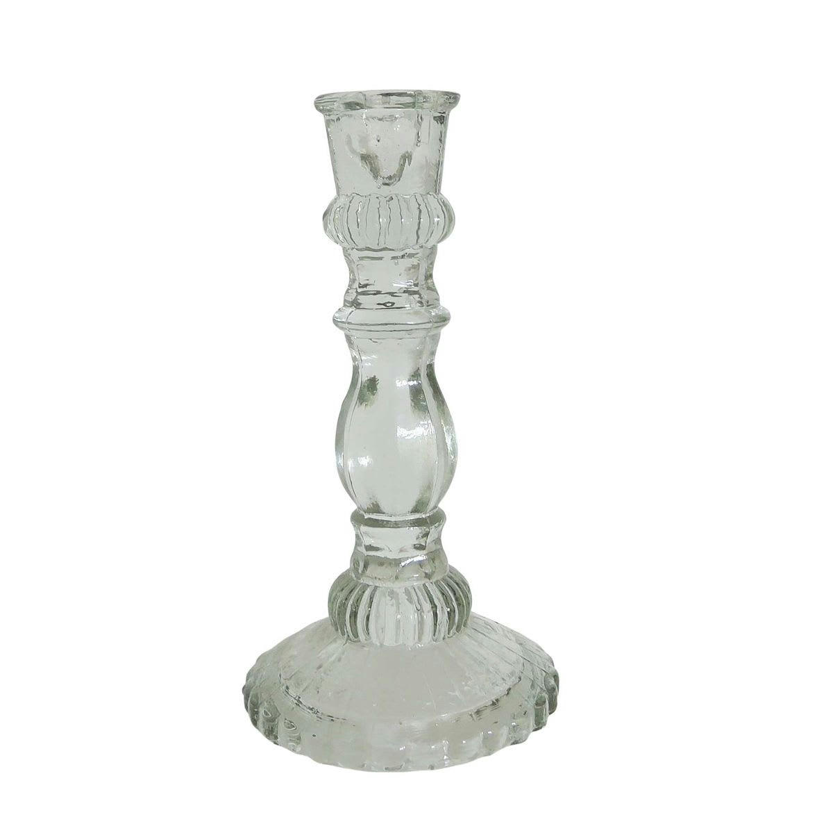 - Bougeoir chandelier en verre