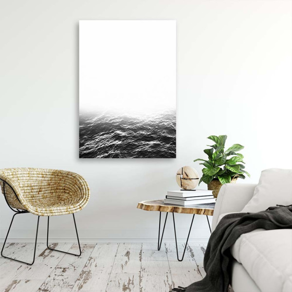 Feeby Obraz na płótnie Szare fale 40x60