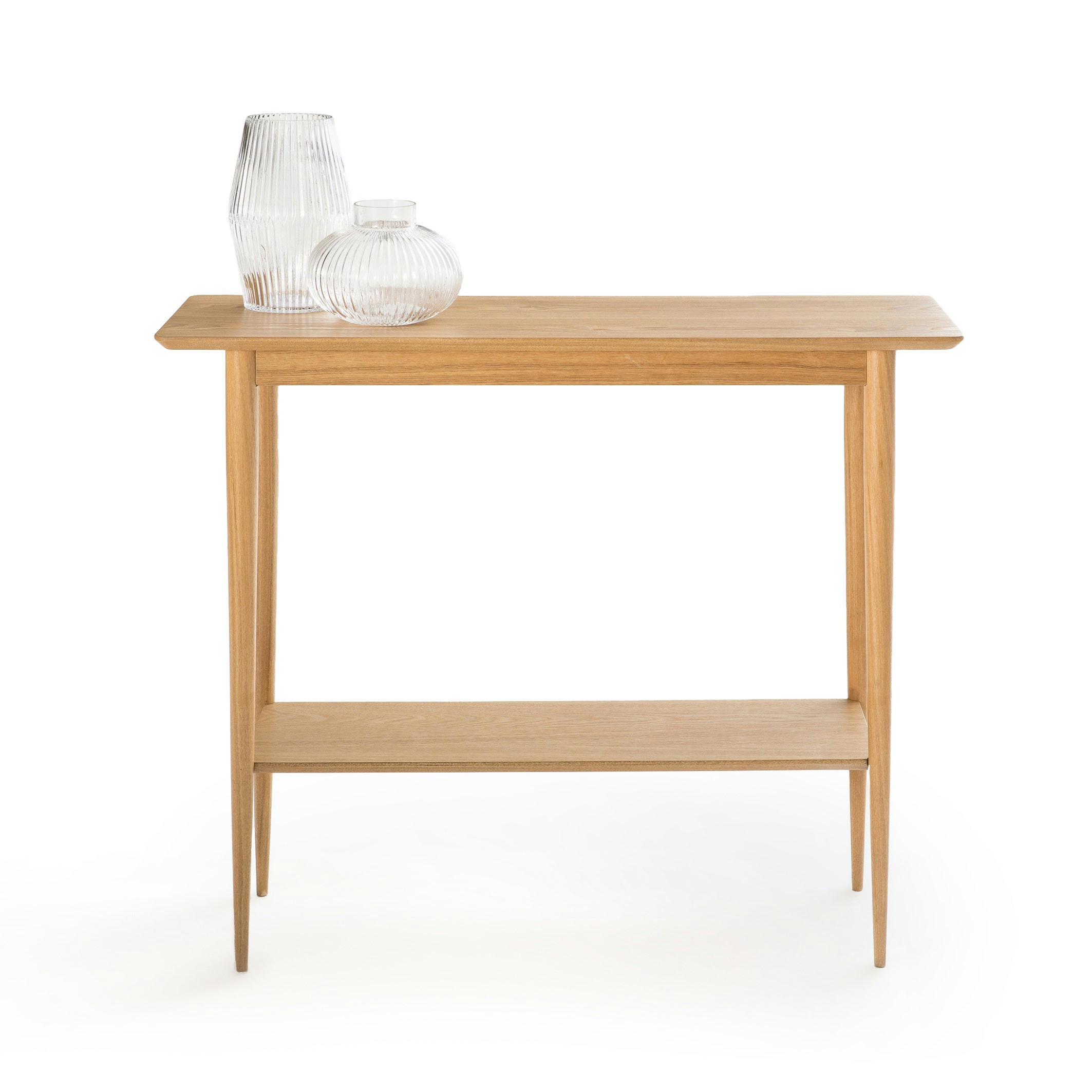 Console double plateau en frêne, Lussan