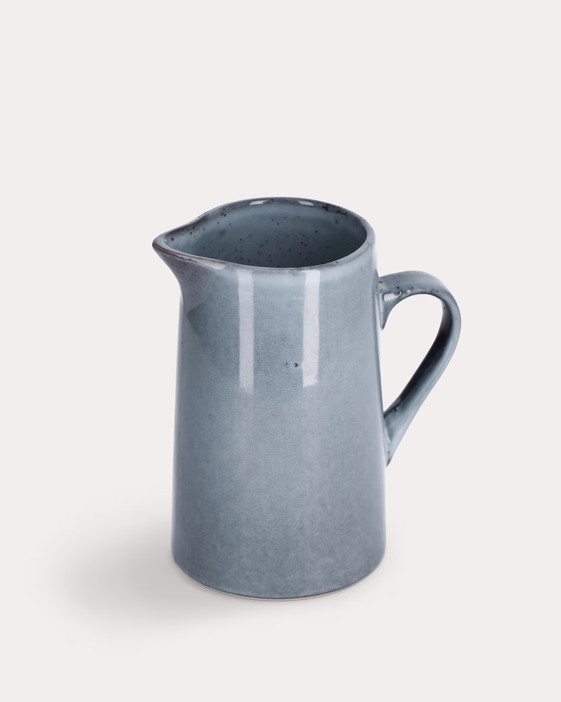Jarra de leche Airena de cerámica azul