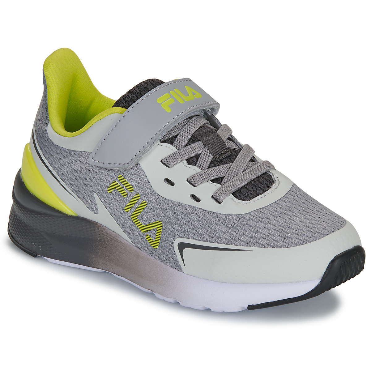 Fila - CRUSHER V kids - Grey / Yellow