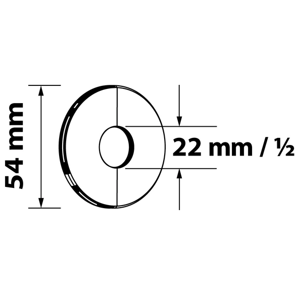 Klapprosette, Metall