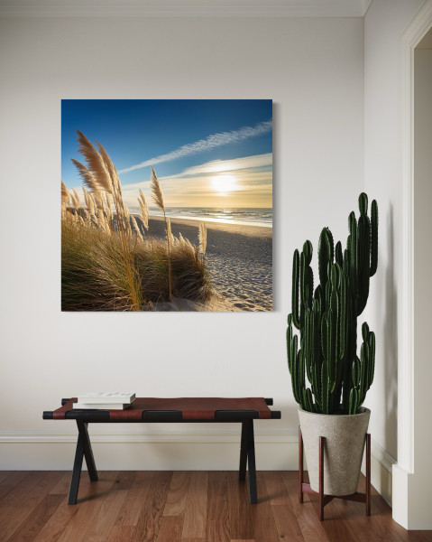 Feeby Obraz na płótnie, Plaża Morze Natura 30x30