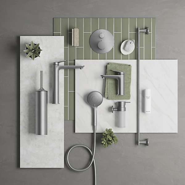 Mitigeur lavabo DURAVIT Wave S sans vidage inox brossé