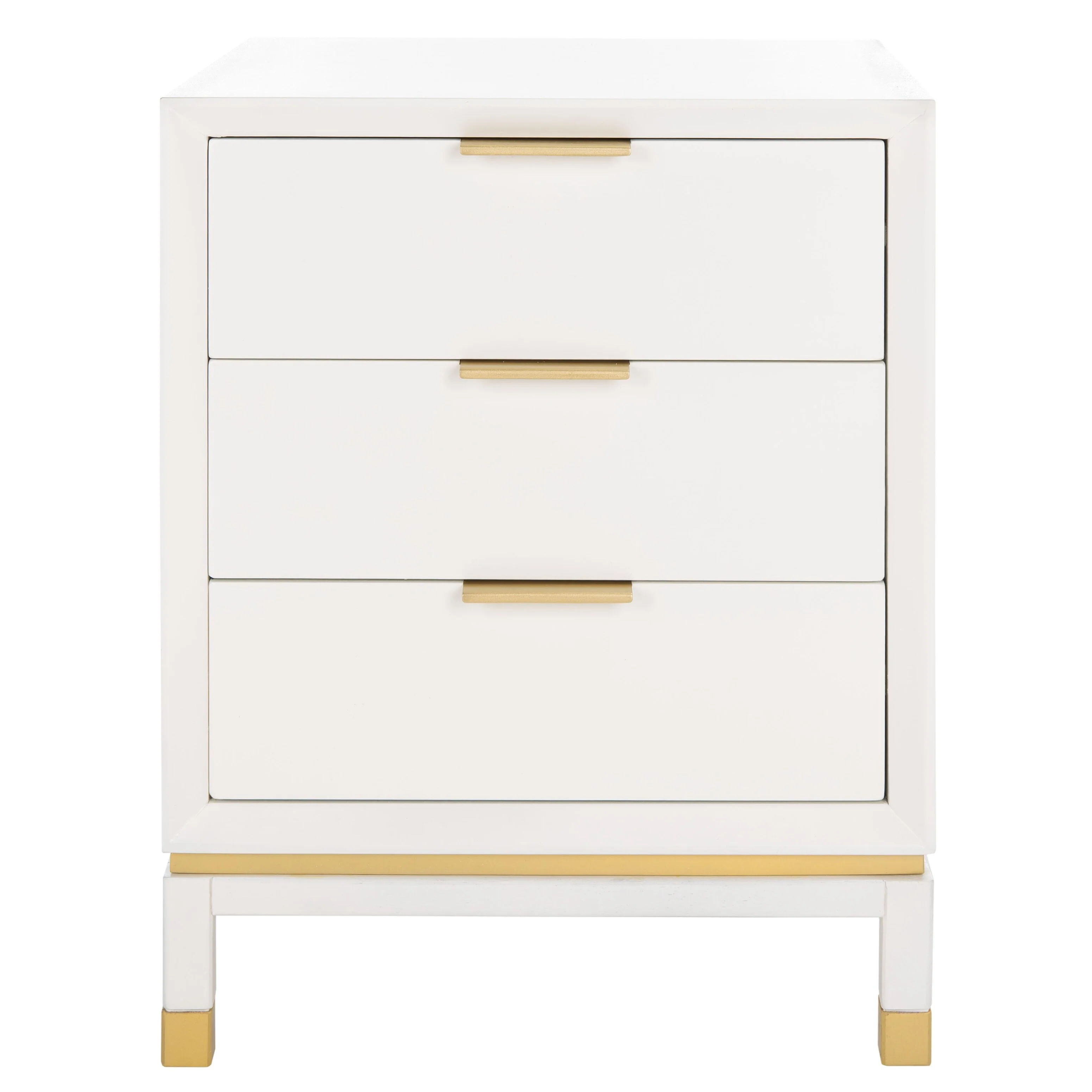 SAFAVIEH Marilia 3-Drawer Nightstand Accent Table