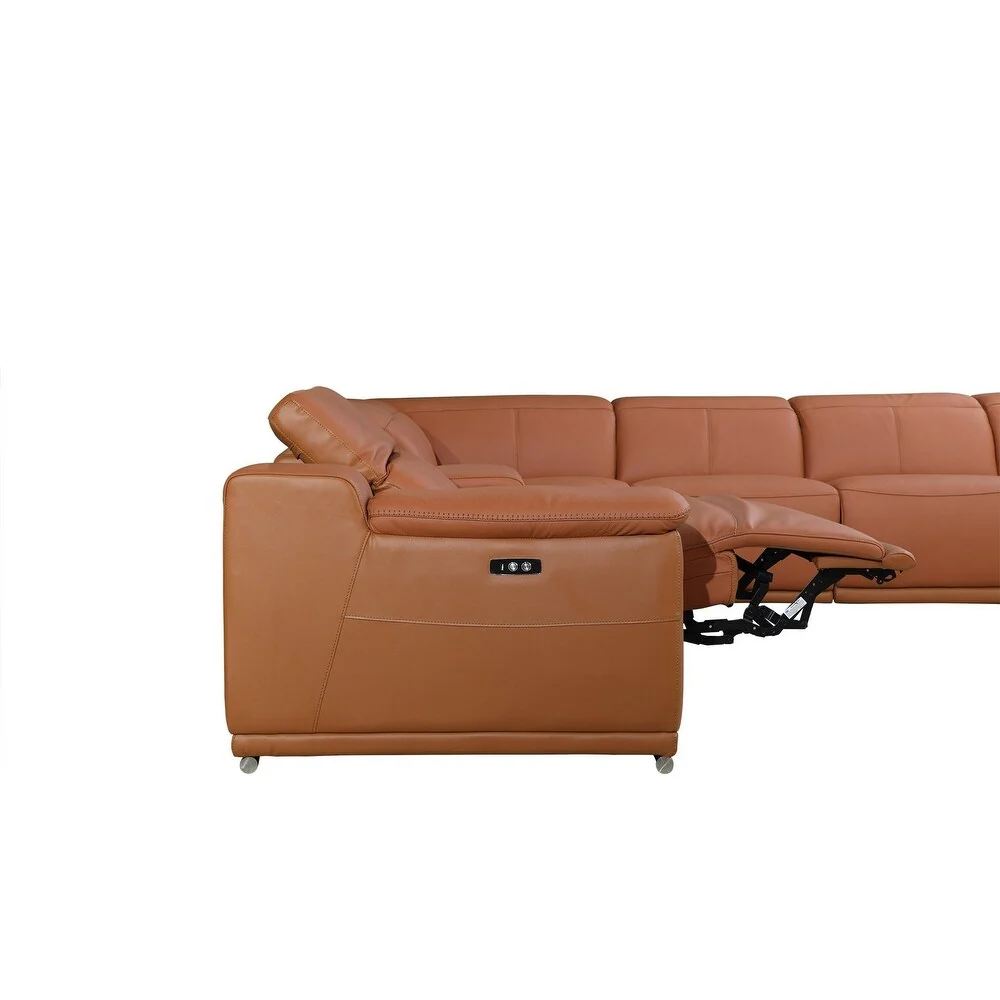 154 X 200 X 162.2 Camel Power Reclining 8PC Sectional