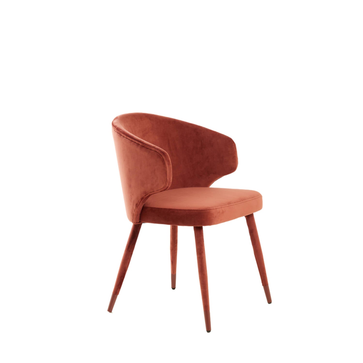 Light & Living eetkamerstoel KOSAKA - 79x57x52cm - rood - Set van 2