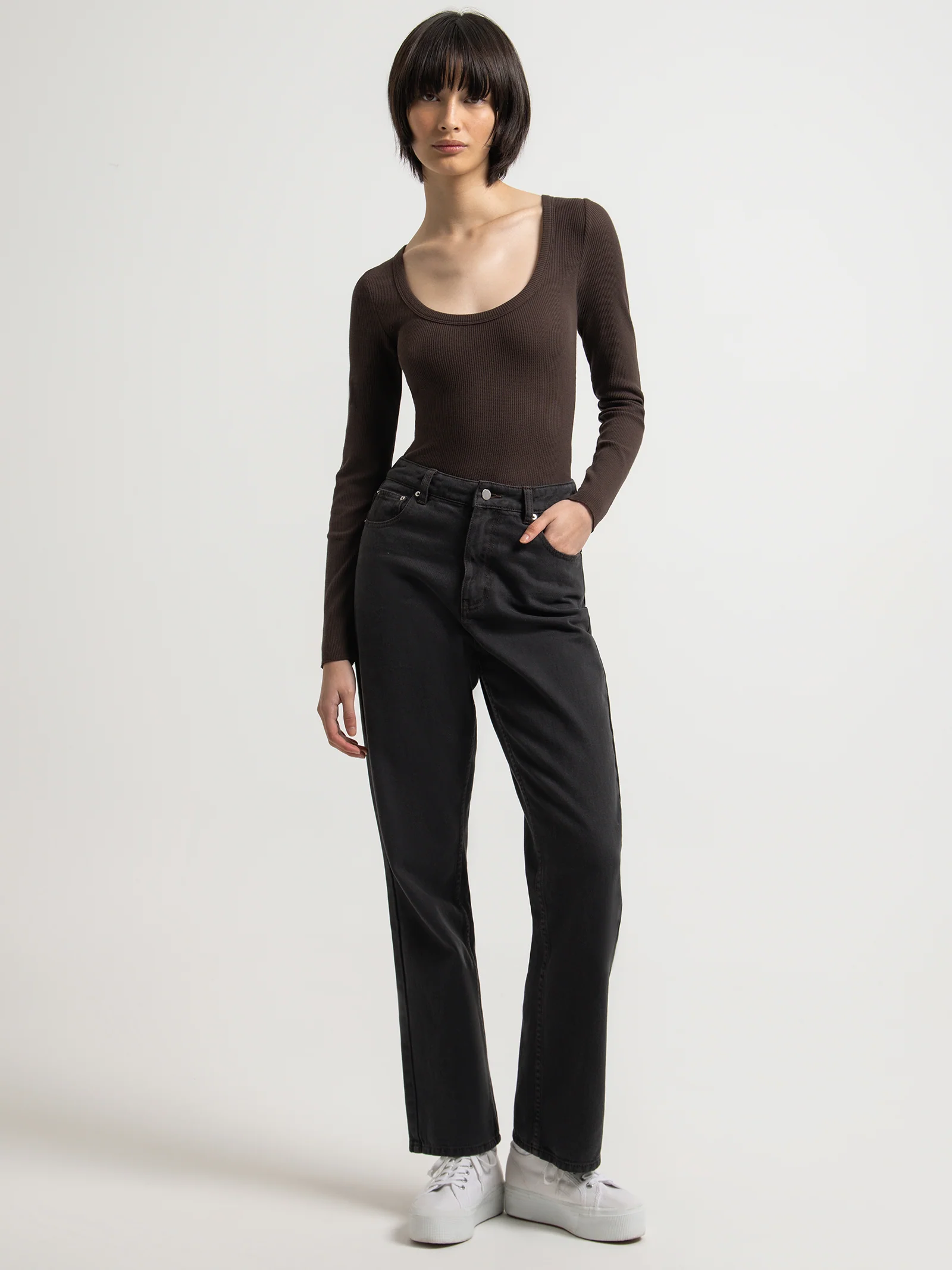 Jai Scoop Neck Bodysuit