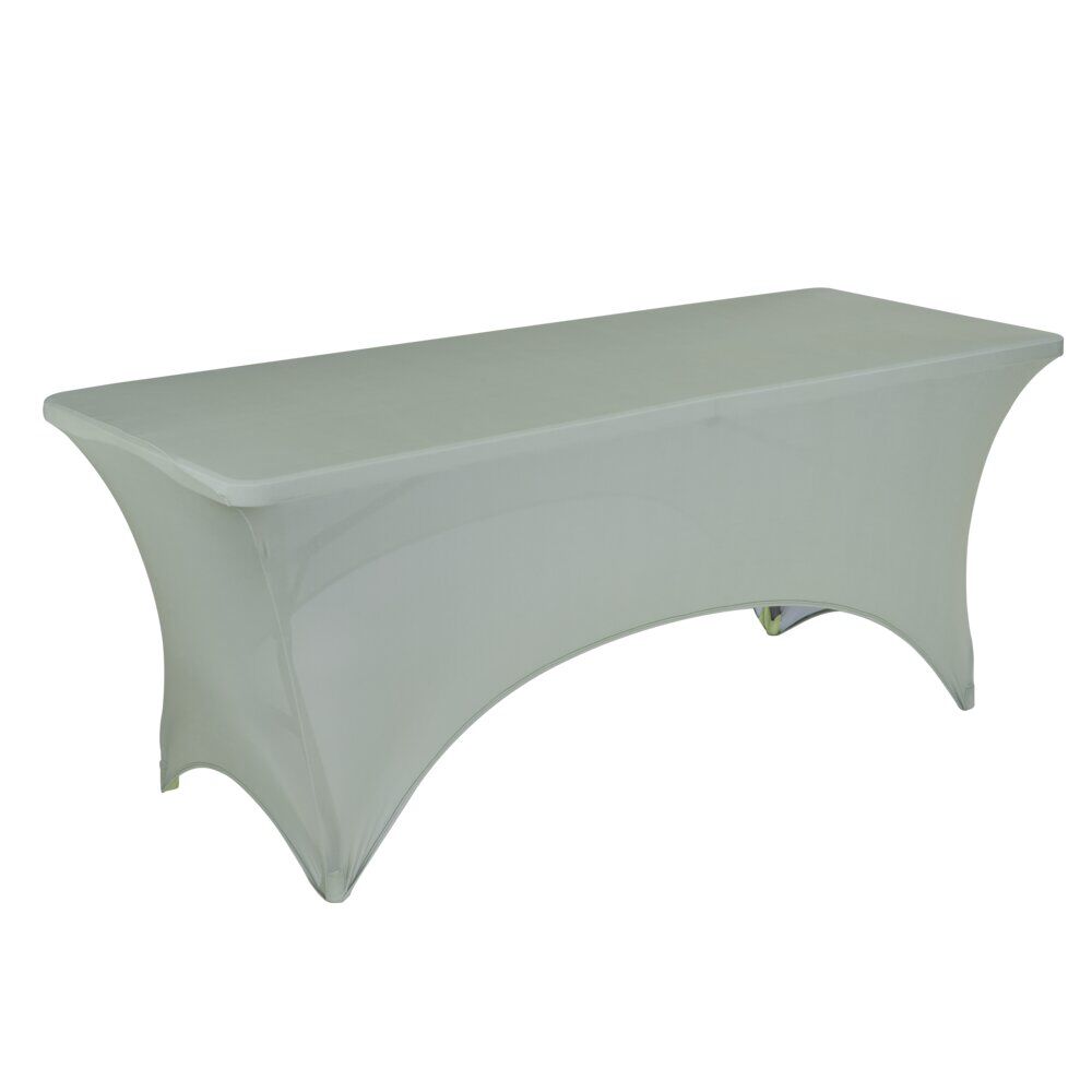 Housse de table Fiesta extensible tissu vert 180x74xH76cm