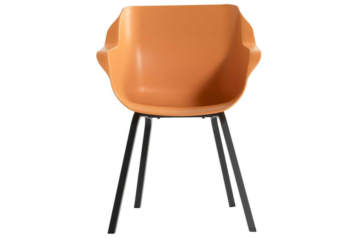 Hartman Tuinstoel Sophie - Oranje Kunststof - Set Van 2