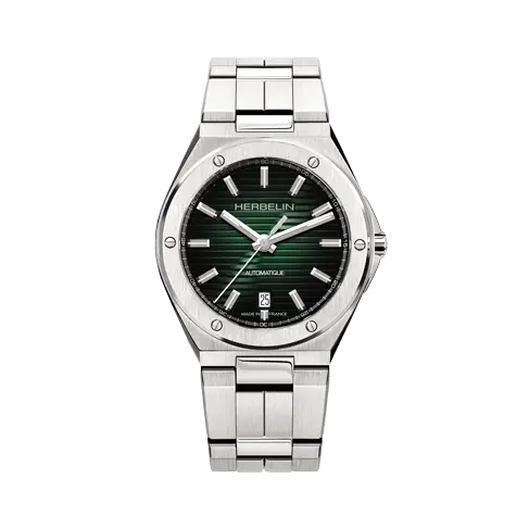 CAP CAMARAT – AUTOMATIQUE DATE – ACIER & VERT