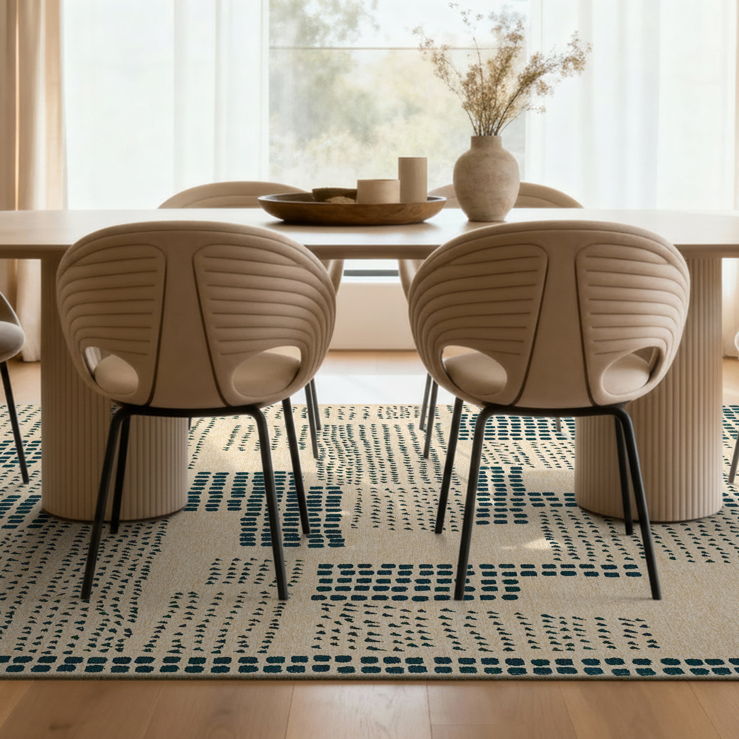 Louis de Poortere Zen Garden Vloerkleed 80 x 150 cm - Scots Pine